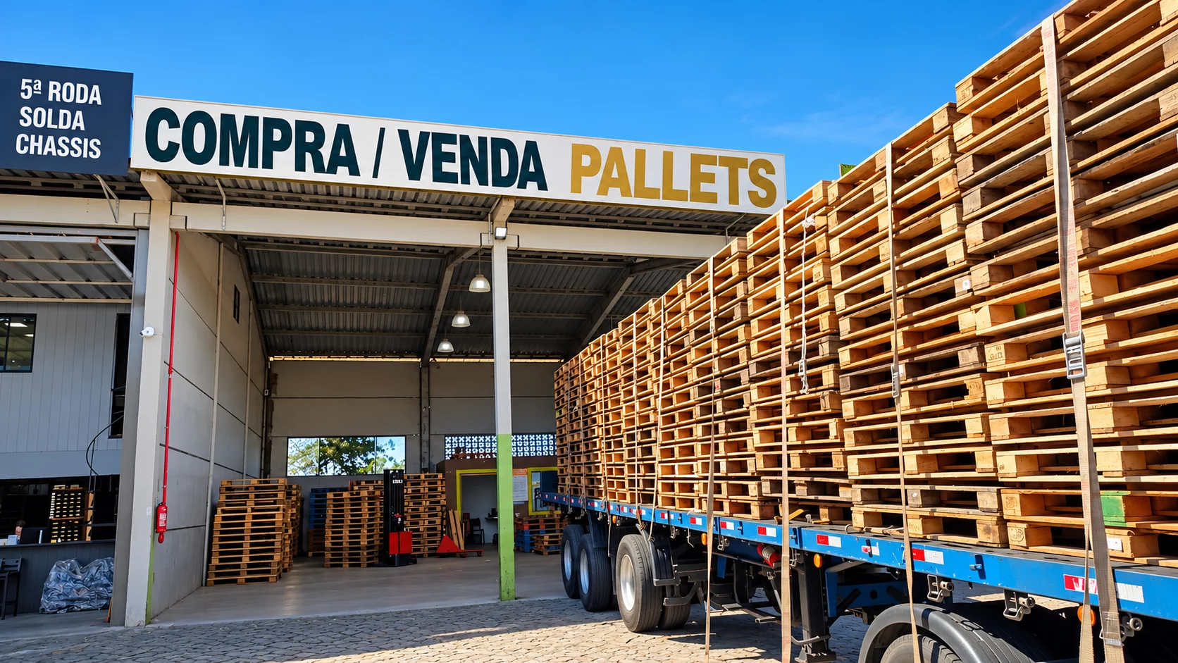 Unidade da Águia Pallets em Barra Velha