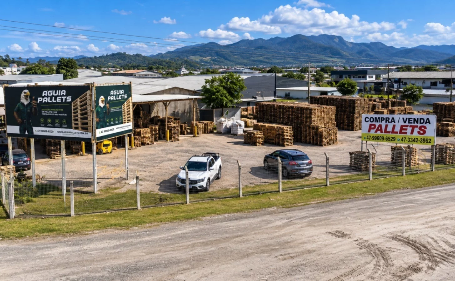 Unidade da Águia Pallets em Palhoça